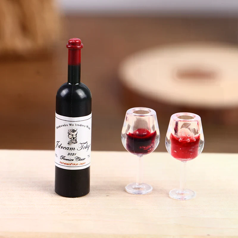 Wine Beer House - 5Pcs 1:12 인형 집 미니어처 와인