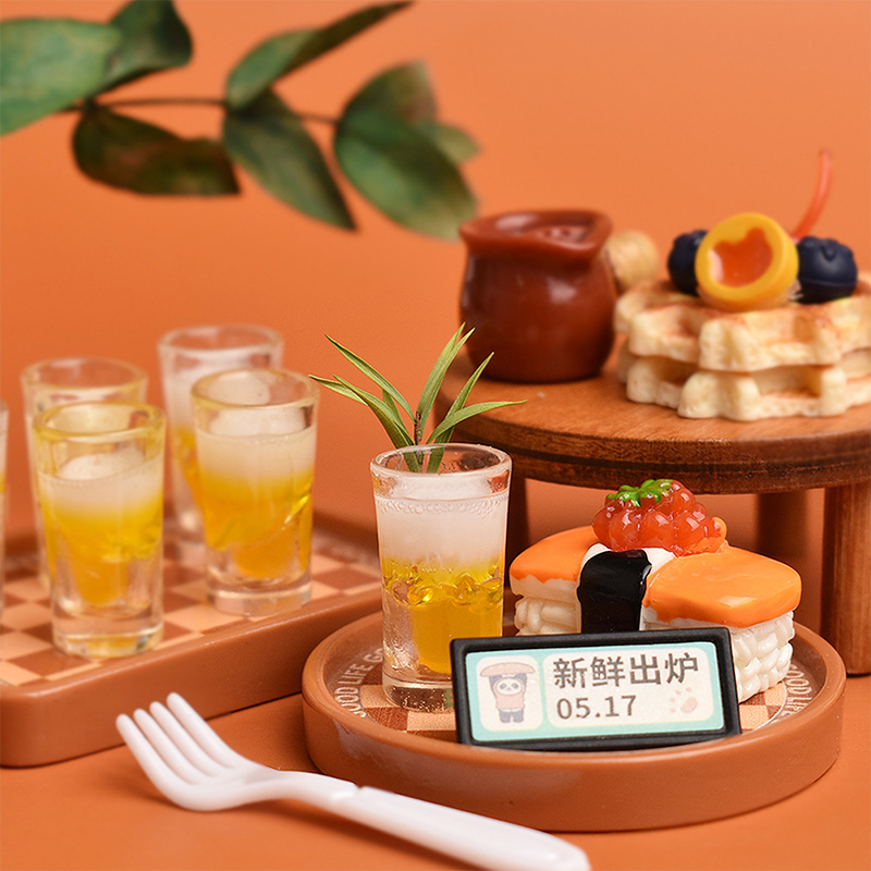 Wine Beer House - 장난감 주방 와인 머그잔, 10팩 미니어처