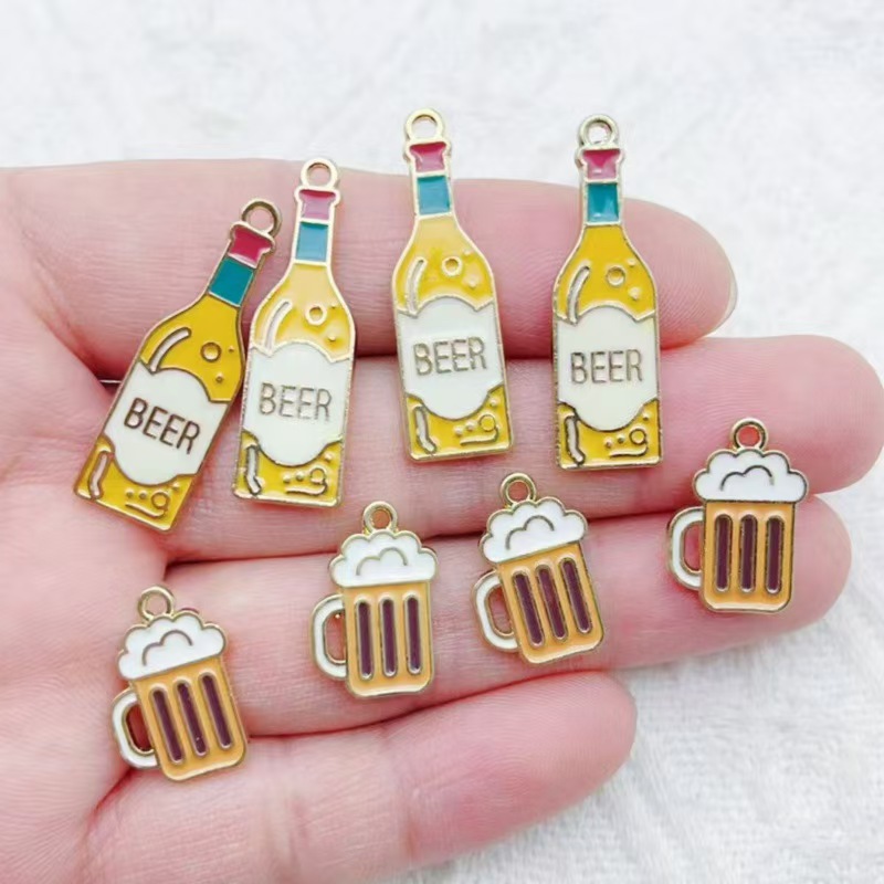 Beer & Wine Grab - 20pcs 합금 드립 오일 맥주 유리병