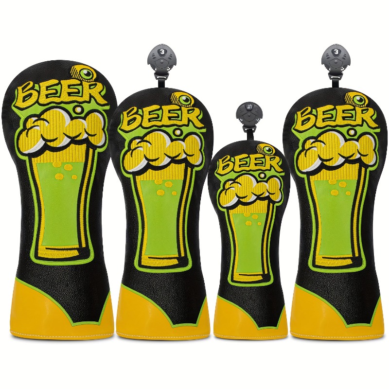 Beer & Wine Grab - 골프 클럽 헤드 커버 - 맥주잔