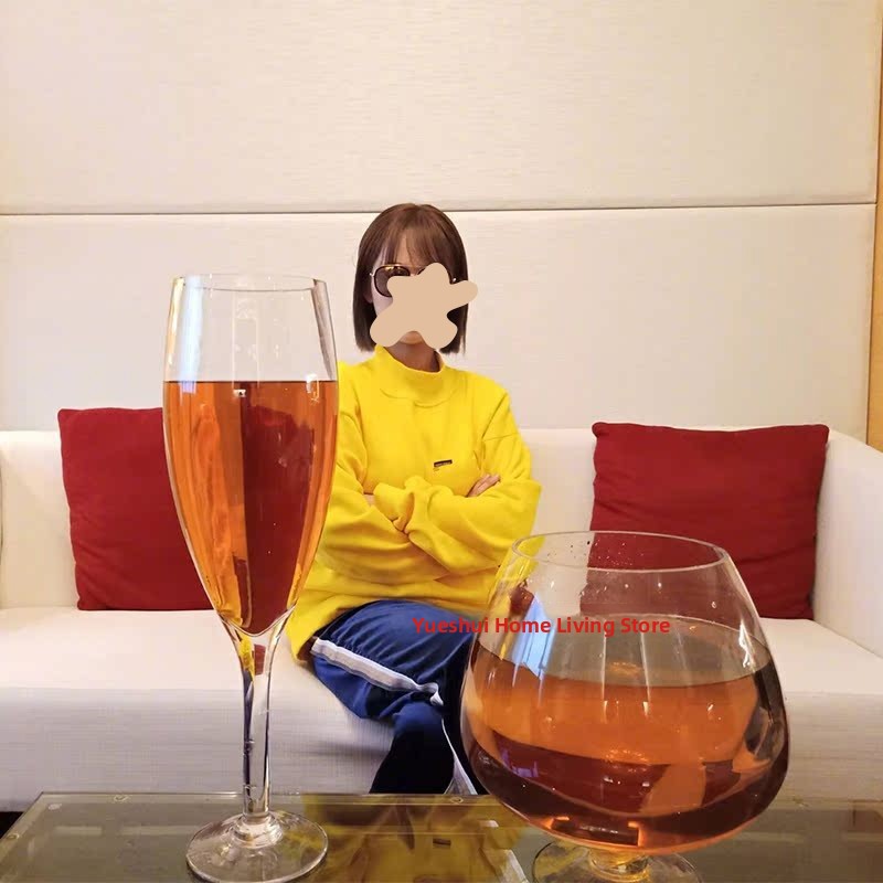 Wine Beer Foot - 대형 유리 맥주잔, 특별한 샴페인 컵,