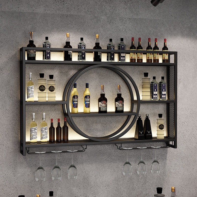 Wine Rack Wall Mount - 바 와인랙 벽걸이 와인 캐비닛, 바