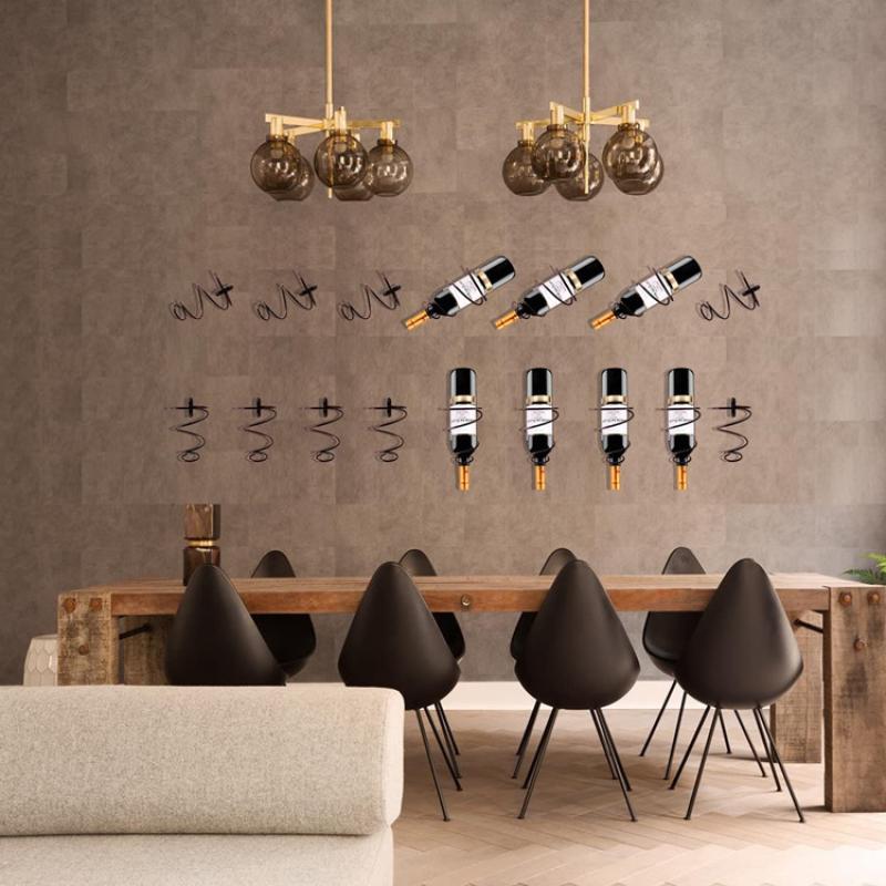 Wine Rack Wall Mount - 벽걸이형 와인병 진열대, 와인 보관대, 심플한