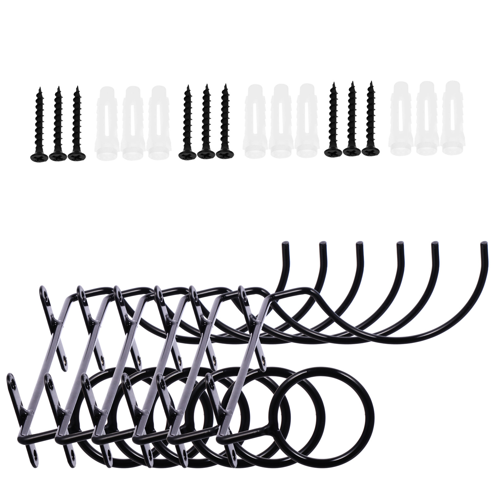 6Pcs 철 와인 랙 벽걸이 형 와인 병 홀더 나선형  - Wine Rack Wall Mount 리뷰 및 가격
