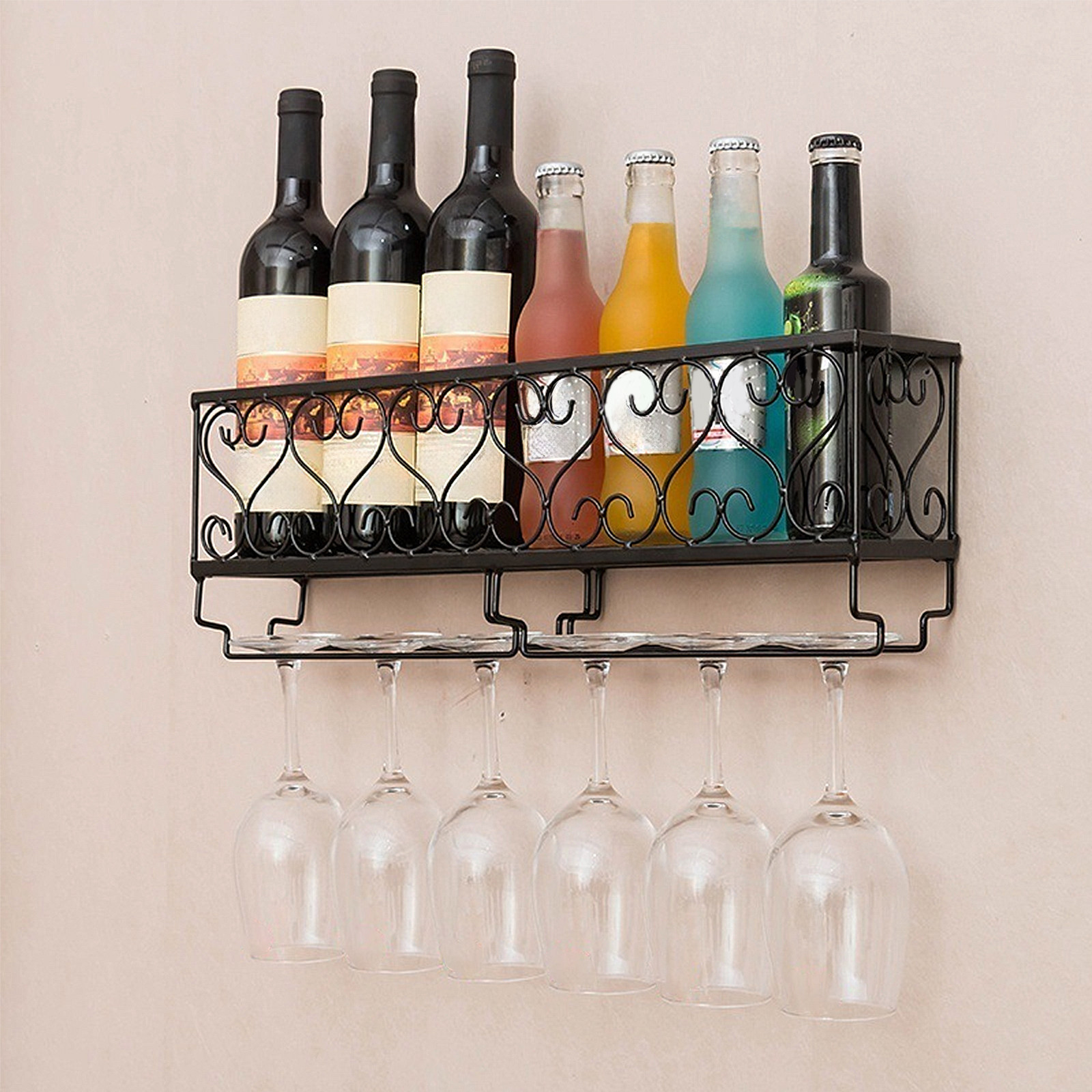 1Pcs 벽걸이 와인병 랙 고품질 금속 간편 설치 안정 - Wine Rack Wall Mount 리뷰 및 가격