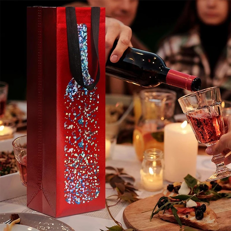    5PC 부직포 샴페인 맥주 방수 선물 가방 컬러 - Wine Beer House 리뷰 및 가격
