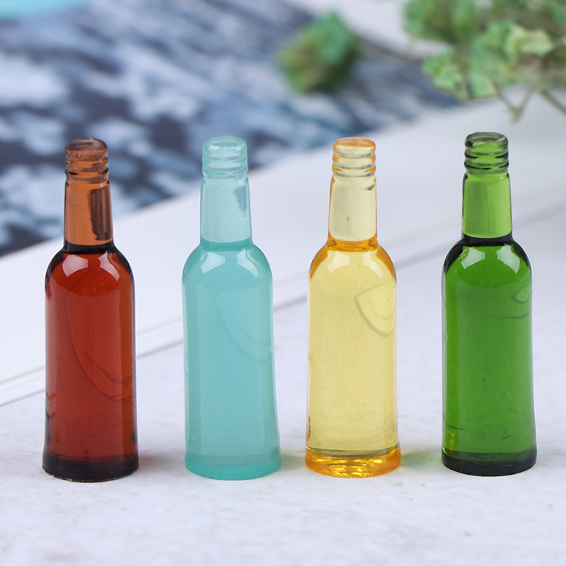 6개 1:12 인형의 집 미니어처 맥주 와인 음료 병  - Wine Beer & Deli Reviews 리뷰 및 가격