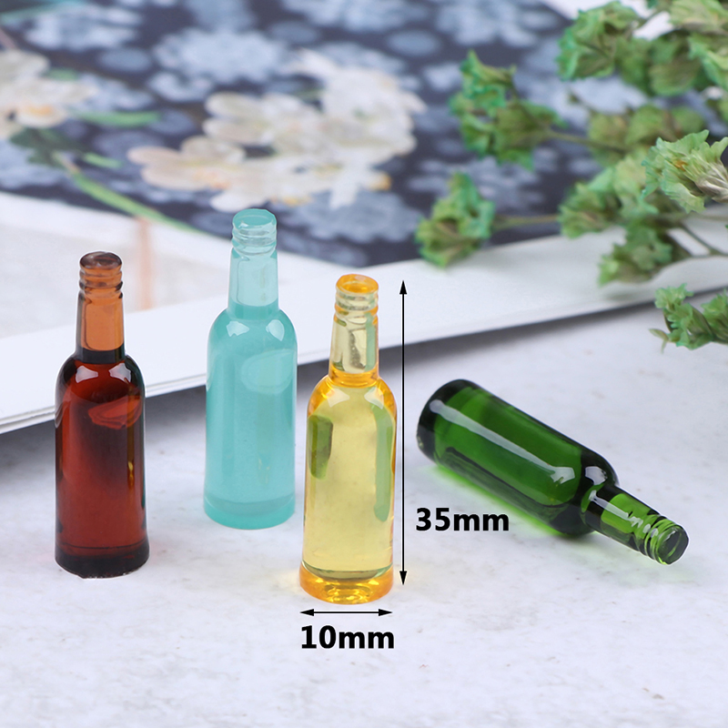 6개 1:12 인형의 집 미니어처 맥주 와인 음료 병  - Wine Beer & Deli Reviews 리뷰 및 가격
