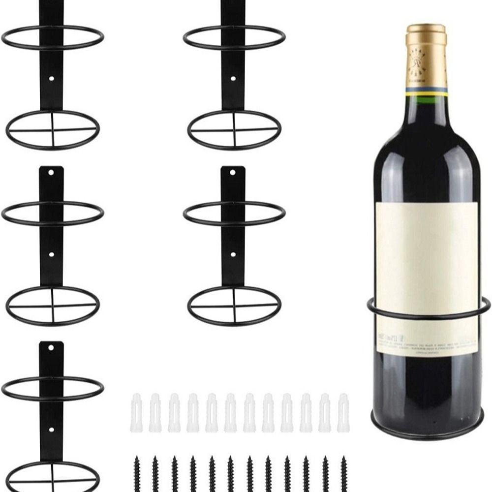 철제 벽걸이 와인병 홀더 심플 블랙 단일 병 디스플레이 - Wine Rack Wall Mount 리뷰 및 가격