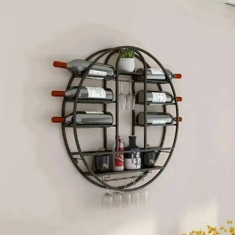 모던 노르딕 원형 벽걸이 와인 바 랙 가정용 수납 랙  - Wine Rack Wall Mount 리뷰 및 가격