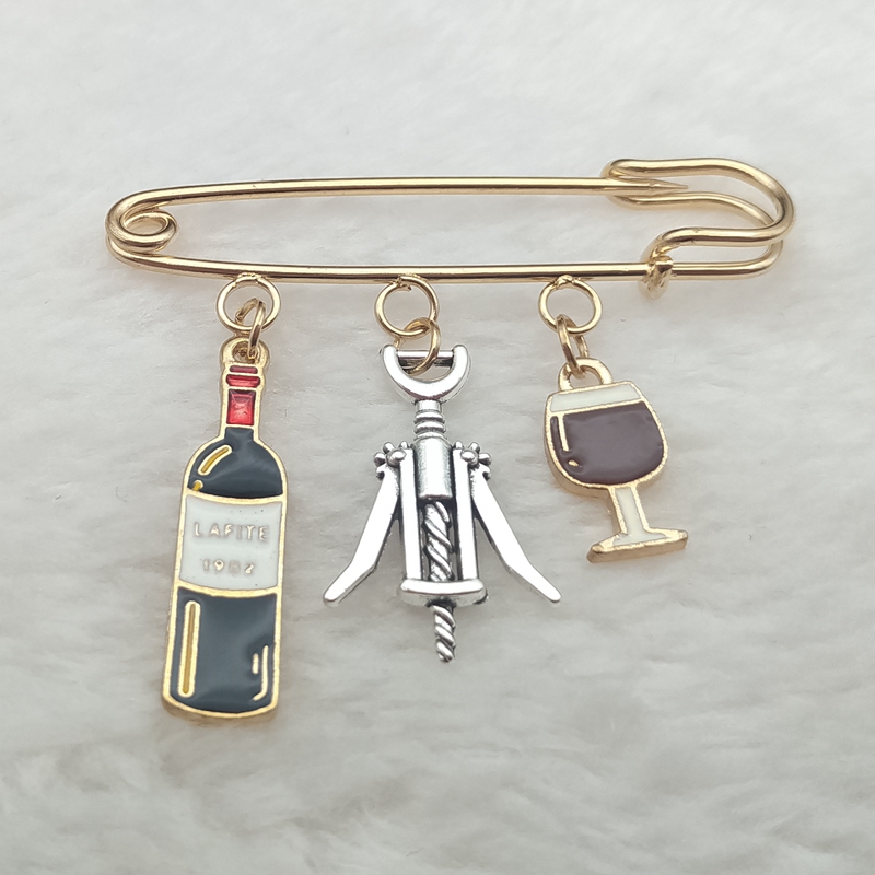 새로운 패션 미니 귀여운 맥주 머그잔 핀 레드 와인 병 - Wine Beer Best 리뷰 및 가격