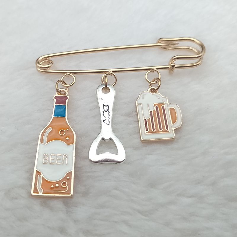 새로운 패션 미니 귀여운 맥주 머그잔 핀 레드 와인 병 - Wine Beer Best 리뷰 및 가격