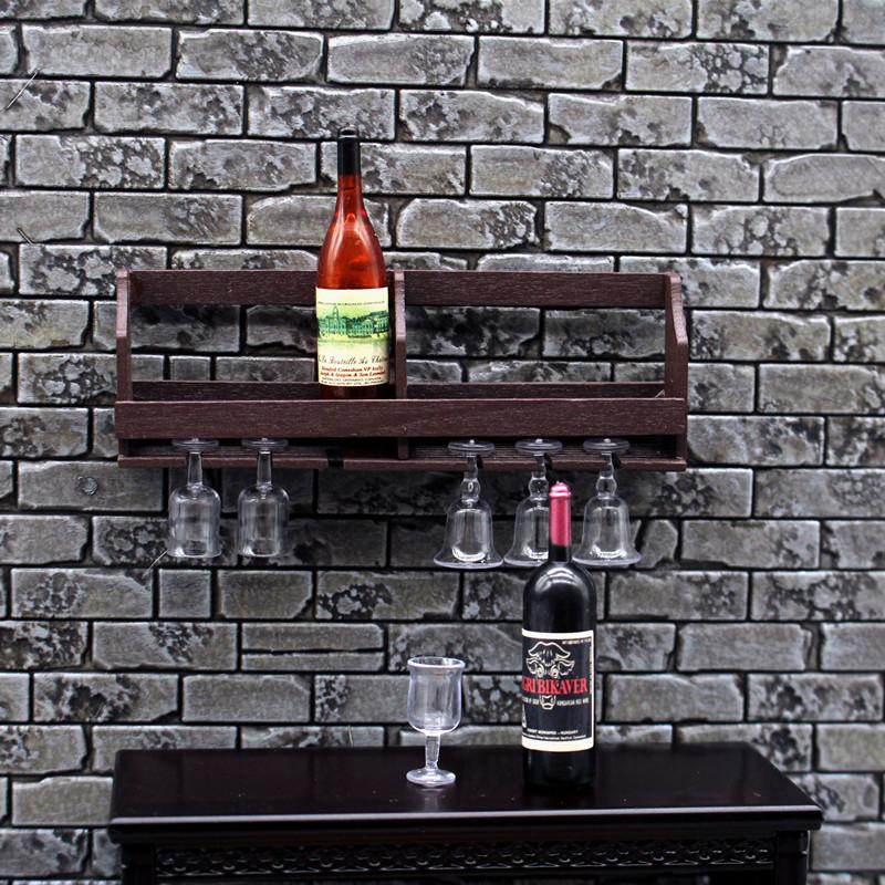 1 세트 인형 집 장난감 시뮬레이션 벽 마운트 와인 랙 - Wine Rack Wall Mount 리뷰 및 가격