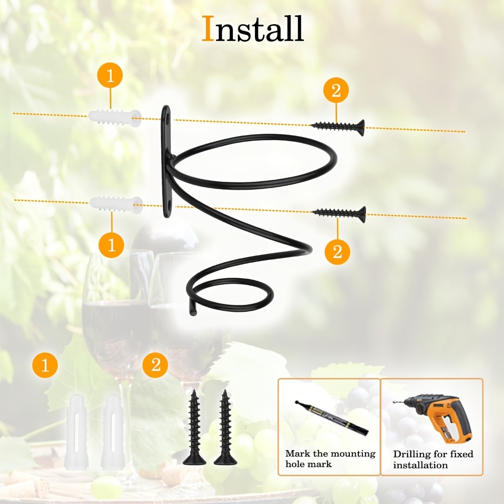 1PC 미니멀리스트 싱글 병 벽걸이 와인 랙, 창의적인 - Wine Rack Wall Mount 리뷰 및 가격