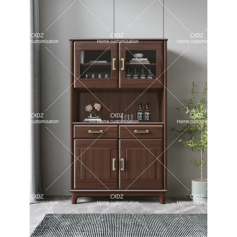 새로운 중국 스타일 호두나무 원목 사이드 캐비닛 모던  - Wine Rack Wall Mount 리뷰 및 가격