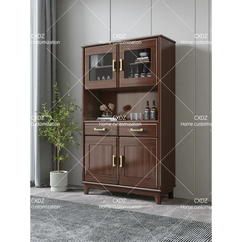 새로운 중국 스타일 호두나무 원목 사이드 캐비닛 모던  - Wine Rack Wall Mount 리뷰 및 가격
