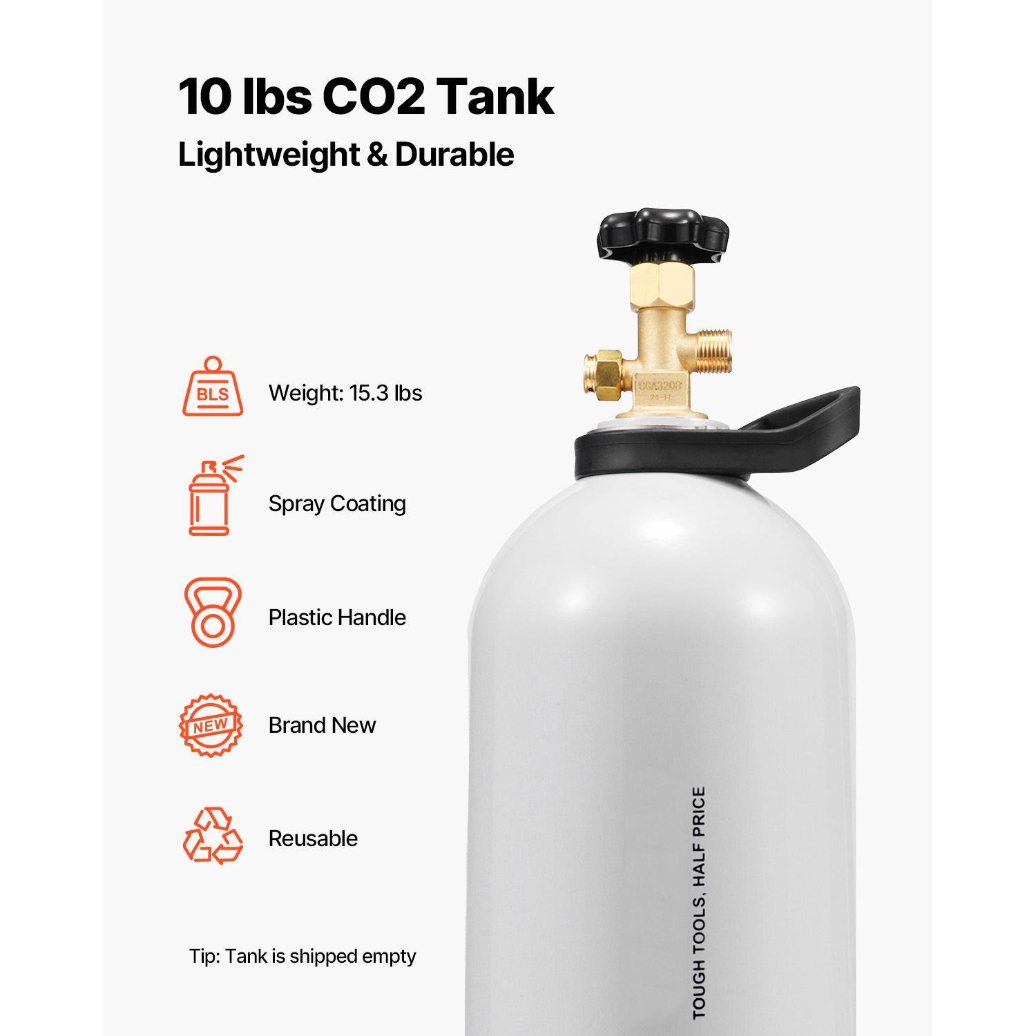 SucceBuy CO2 탱크 10 lbs 신형 알루미늄 - Beer & Wine Grab 리뷰 및 가격