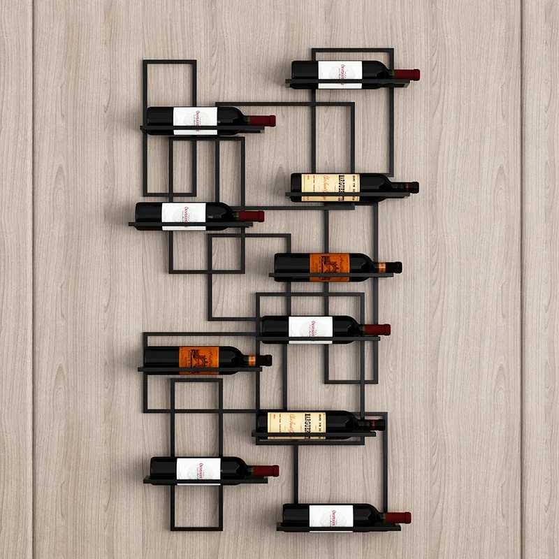 유럽 스타일 벽걸이 와인 랙 장식용 금색 금속 유리 걸 - Wine Rack Wall Mount 리뷰 및 가격