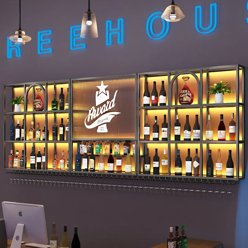 벽 마운트 대형 바 캐비닛 현대 럭셔리 아트 디자인 주 - Wine Rack Wall Mount 리뷰 및 가격