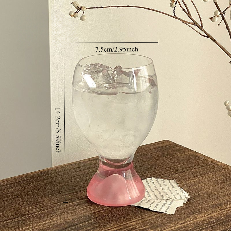 크리 에이 티브 큰 배꼽 와인 유리 컬러 간단한 샴페인 - Wine Beer Foot 리뷰 및 가격